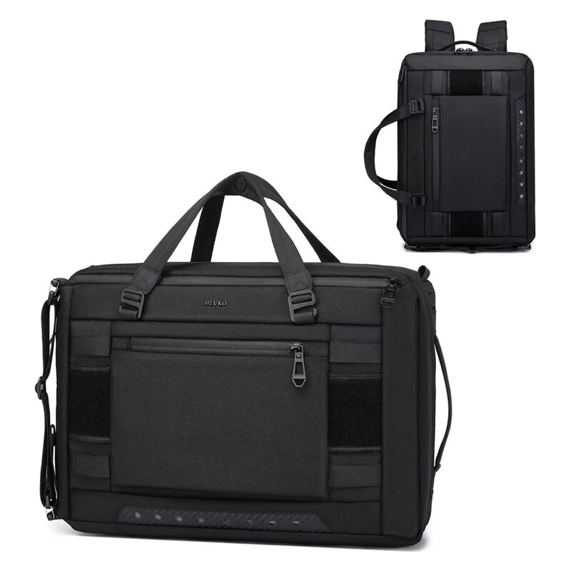 Ozuko crossbody taška a batoh 2v1 Harran Černý 22L