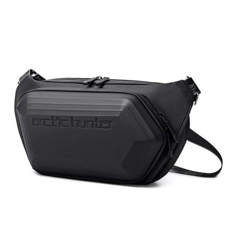 Arctic Hunter sportovní crossbody ledvinka Rinonera Černá 7.5L