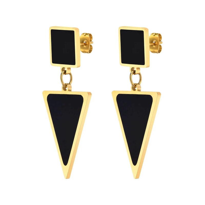 Impress Jewelry Dámské Ocelové puzetové visací náušnice
