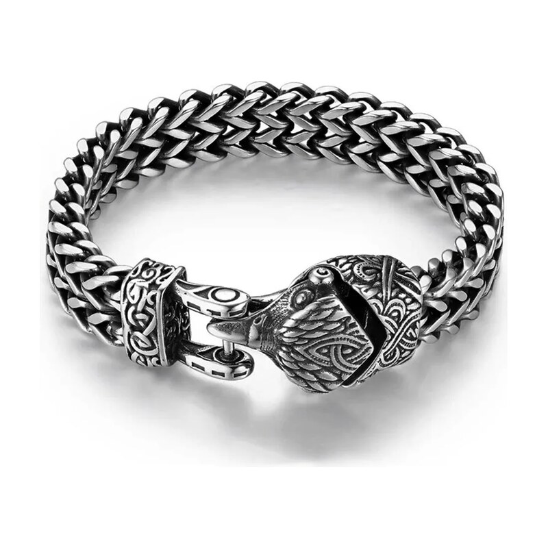Impress Jewelry Náramek z chirurgické oceli Viking Jestřáb