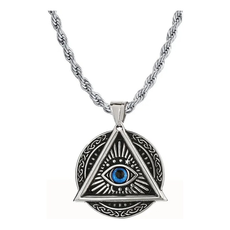 Impress Jewelry Přívěsek z chirurgické oceli Boží oko