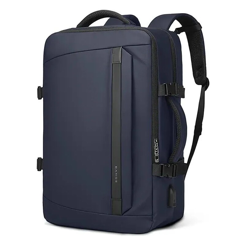 Bange cestovní batoh na notebook s USB Guntram Modrý 30L