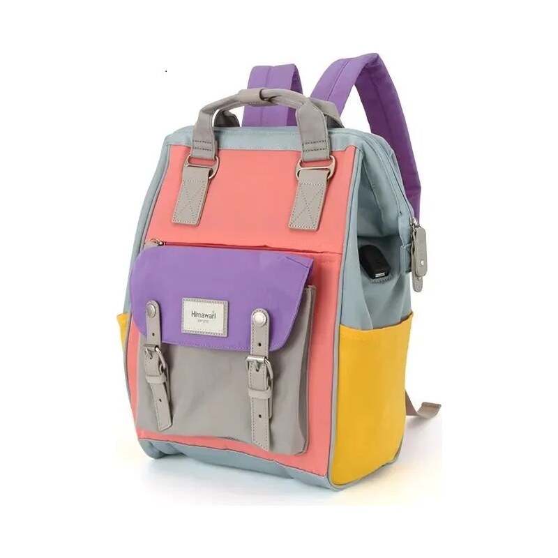 Himawari multifunkční batoh s USB Multi Trikolor 19L