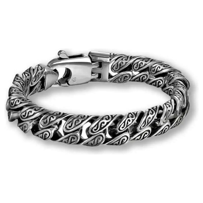 Impress Jewelry Elegantní pánský náramek Mysticus z oceli –