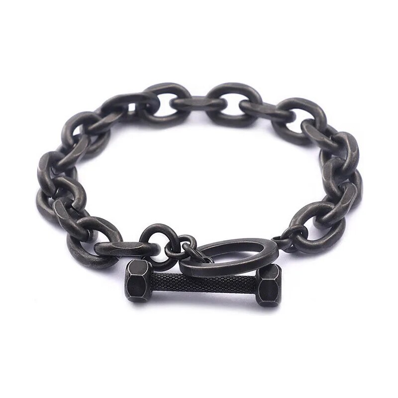 Impress Jewelry Ocelový náramek se šroubem Mechanic Punk