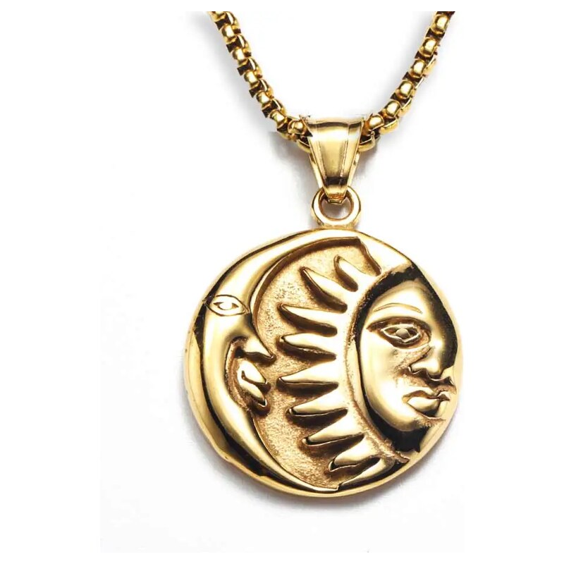 Impress Jewelry Přívěsek z chirurgické oceli Keltské slunce a