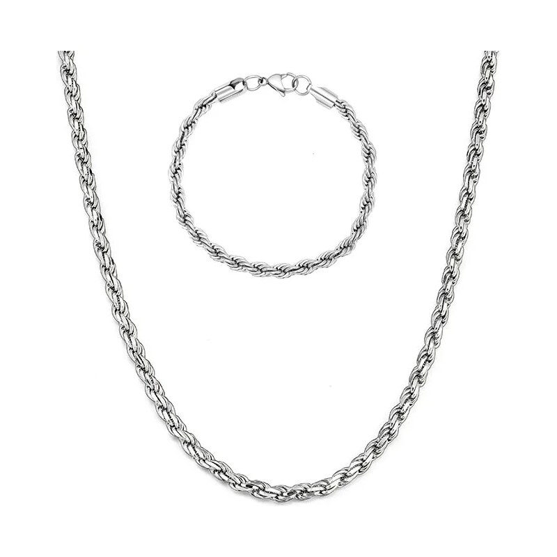 Impress Jewelry Sada z chirurgické oceli Just Twisted 3 mm /