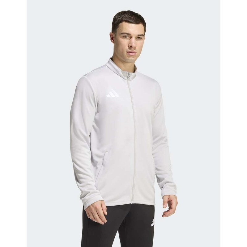 adidas performance Entrada26 track jacket in team light grey /