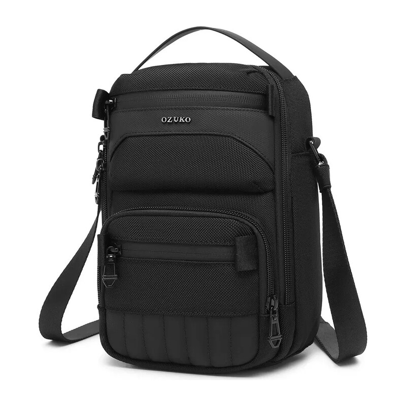 Ozuko crossbody taška přes rameno Castries Černá 5L