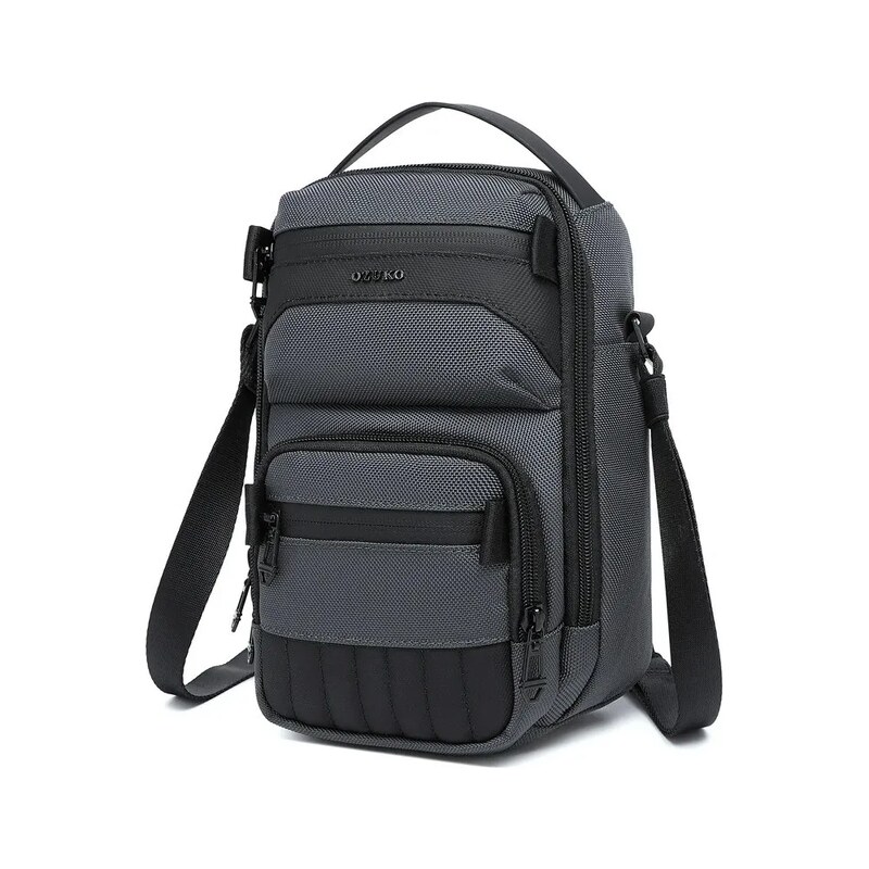 Ozuko crossbody taška přes rameno Castries Šedá 5L