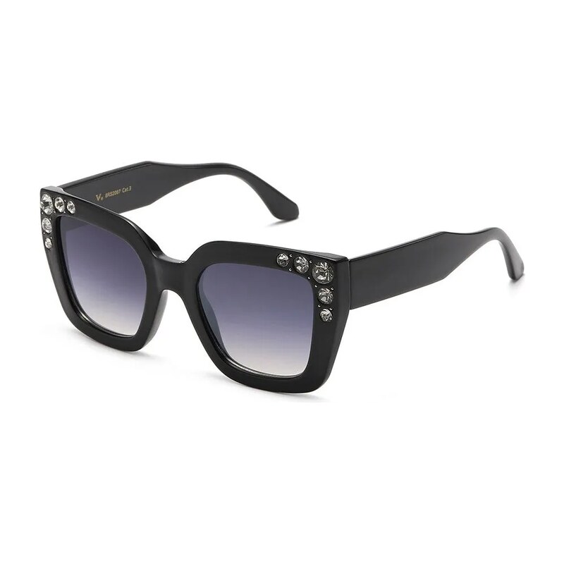 VG sunglasses VG Glisten Cat eye dámské sluneční brýle Černé