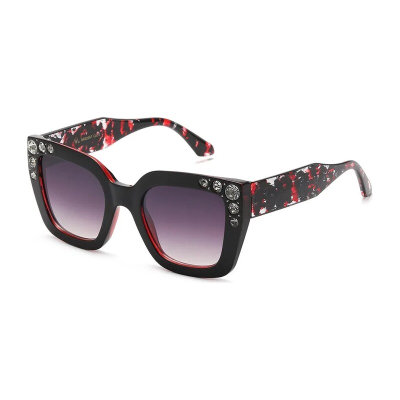 VG sunglasses VG Glisten Cat eye dámské sluneční brýle Červený