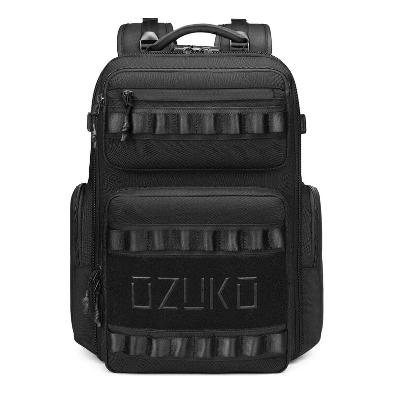 Ozuko batoh NEŠER se zámkem small Černý 26L
