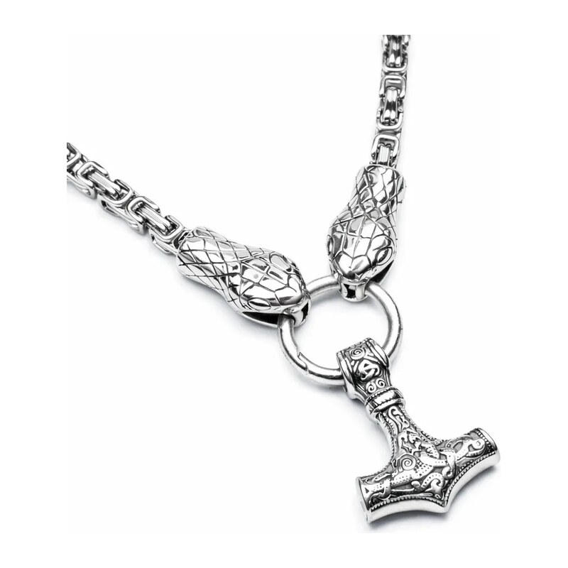 Impress Jewelry Náhrdelník z chirurgické oceli Thorův řetež -