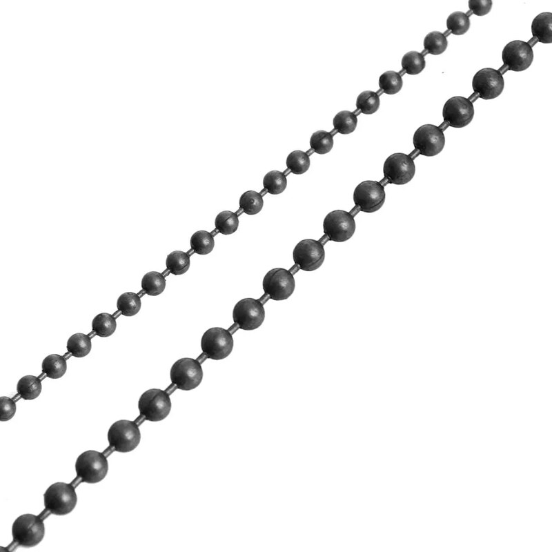 Impress Jewelry Kuličkový řetízek z chirurgické oceli Army style