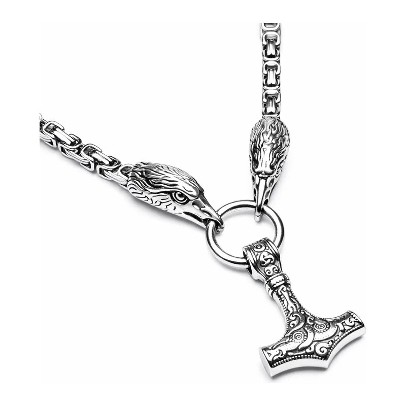 Impress Jewelry Náhrdelník z chirurgické oceli Thorův řetež -