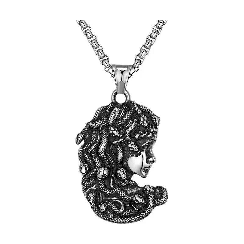 Impress Jewelry Přívěsek z chirurgické oceli Hlava Medúzy