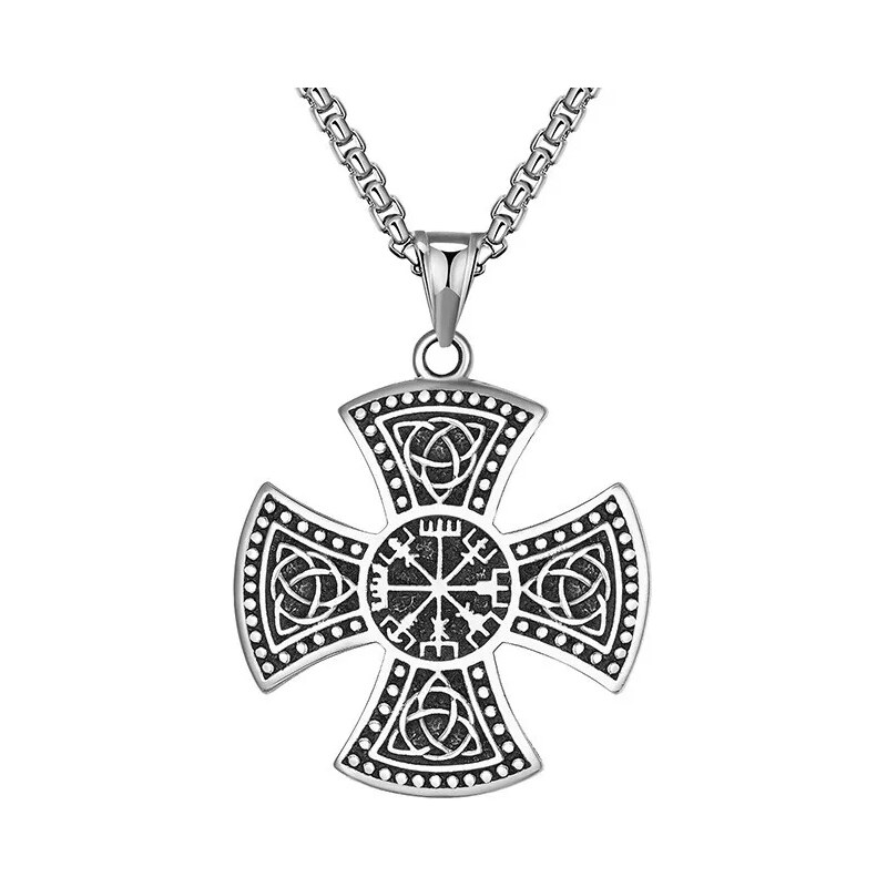 Impress Jewelry Přívěsek z chirurgické oceli - keltský kříž