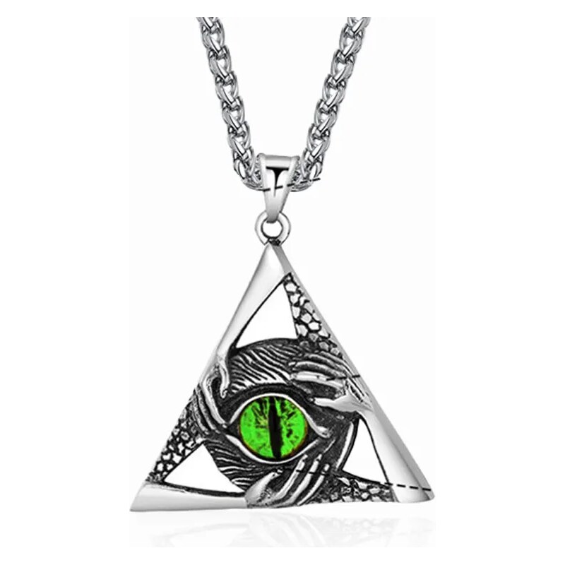 Impress Jewelry Přívěsek z chirurgické oceli – Boží oko v