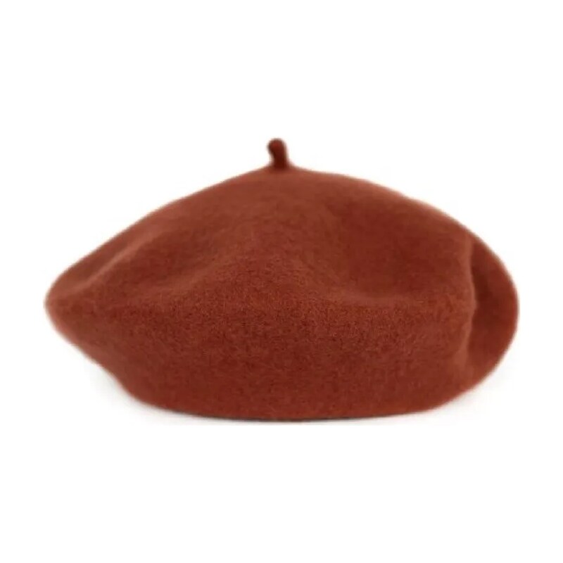 Artofpolo Dámský baret Daily classic Rezavý hnědý