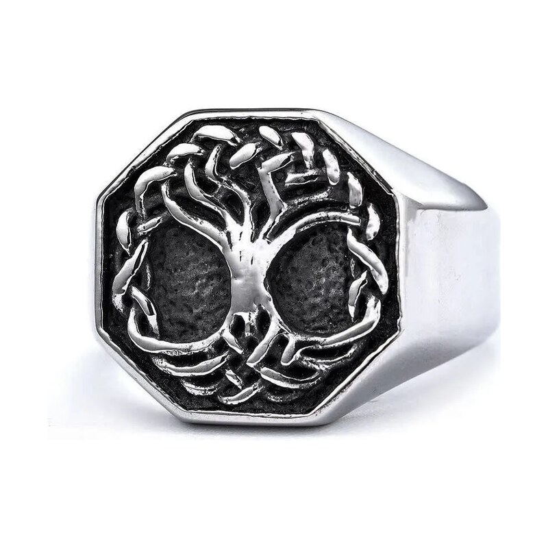 Impress Jewelry Prsten z chirurgické oceli Strom života