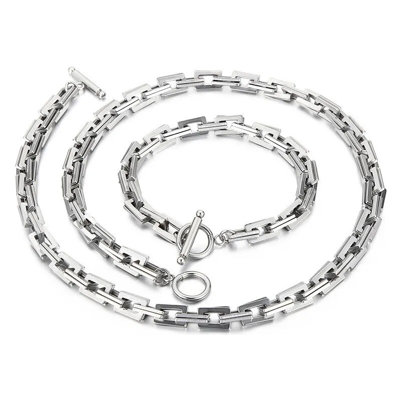 Impress Jewelry Sada z chirurgické oceli náhrdelník + náramek