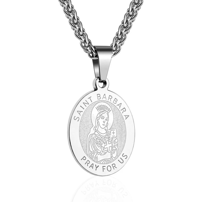 Impress Jewelry Přívěsek z chirurgické oceli Svatá Barbora
