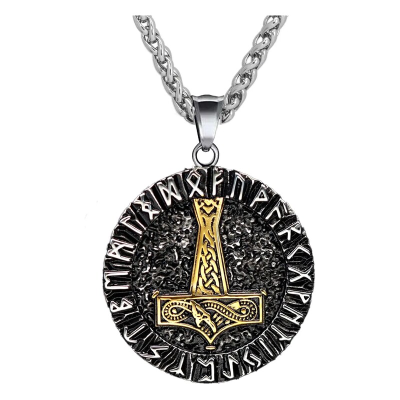 Impress Jewelry Oboustranný přívěsek z chirurgické oceli Thorovo