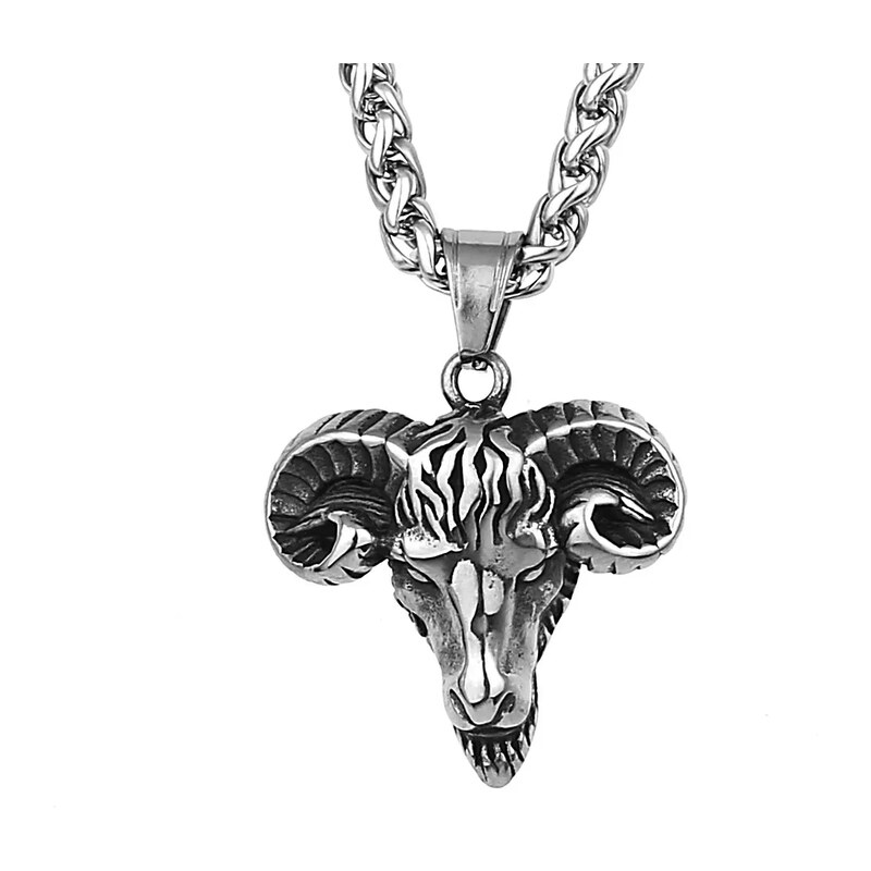 Impress Jewelry Přívěšek z chirurgické oceli Beraní hlava