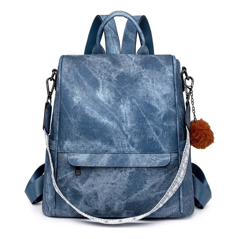 Lifestyle Crossbody batůžek s popruhem Dafné Modrý 17L