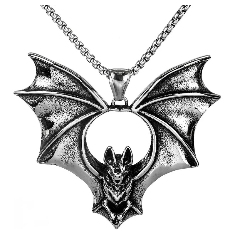 Impress Jewelry Přívěsek z chirurgické oceli – Netopýří Strážce