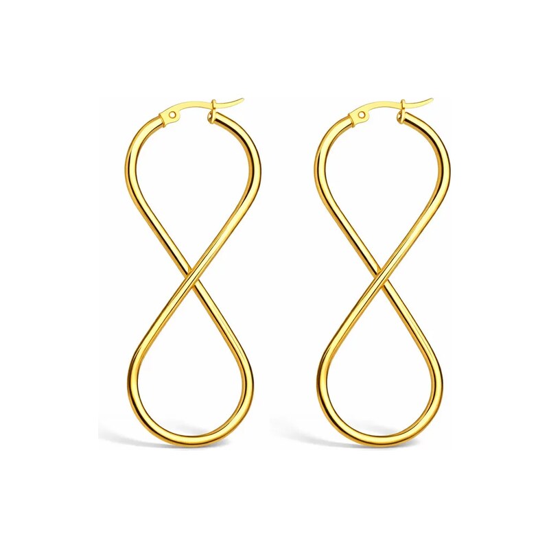 Impress Jewelry Visací náušnice z chirurgické oceli Infinity