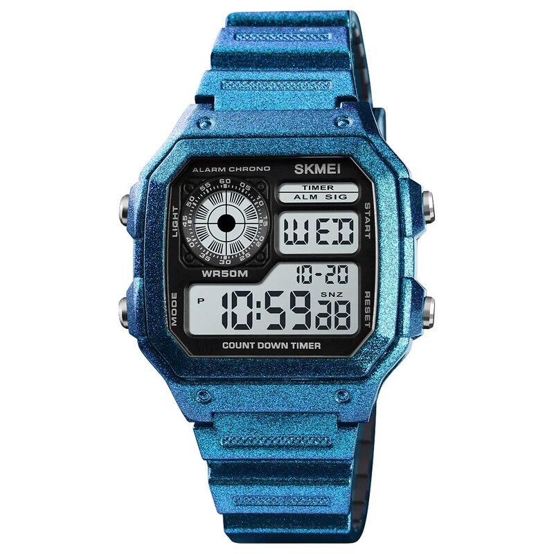 Skmei 1299 Digitální hodinky Dual Time Sapphire Blue