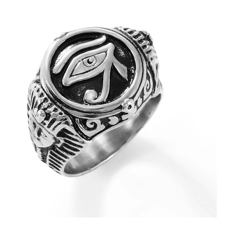 Impress Jewelry Prsten z chirurgické oceli Horovo oko Vedžat