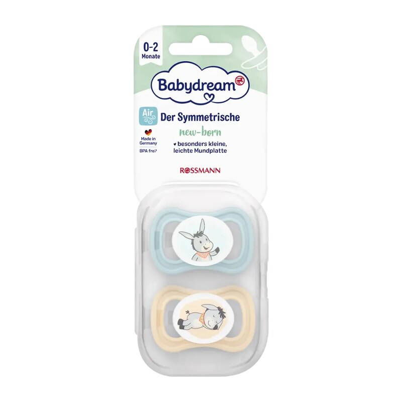 Babydream Silikonový dudlík symetrický bez kroužku, různé druhy