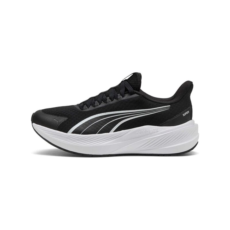 PUMA Sportovní boty Dasher Lite Sliptech černá / bílá