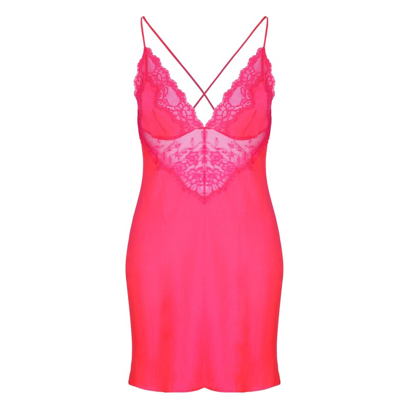 Hunkemöller Noční košilka fuchsiová