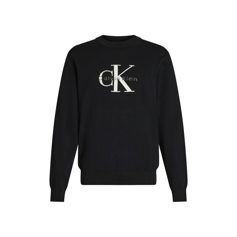 Calvin Klein Jeans Krojové kalhoty šedá / černá / bílá
