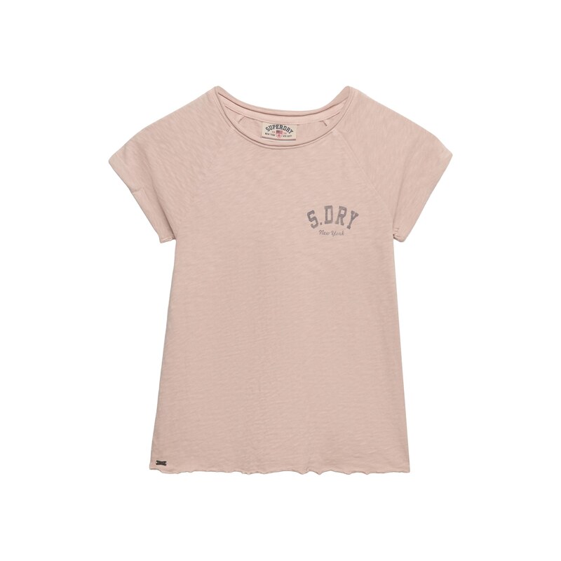 Superdry & Co Tričko Athletic Essentials pudrová