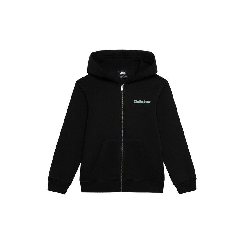 QUIKSILVER Mikina mátová / černá / offwhite