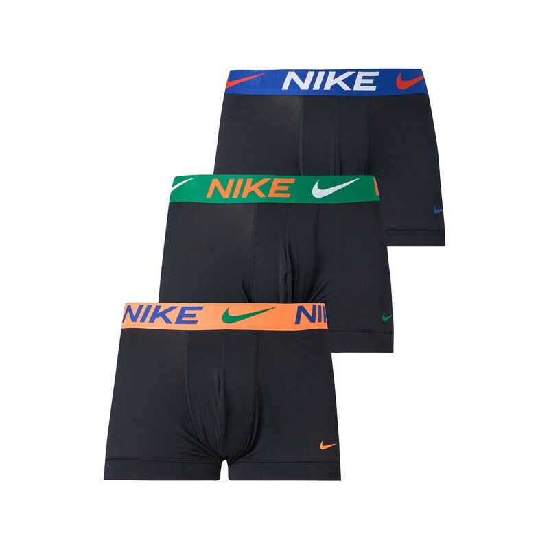 NIKE Underwear Boxerky modrá / zelená / oranžová / černá