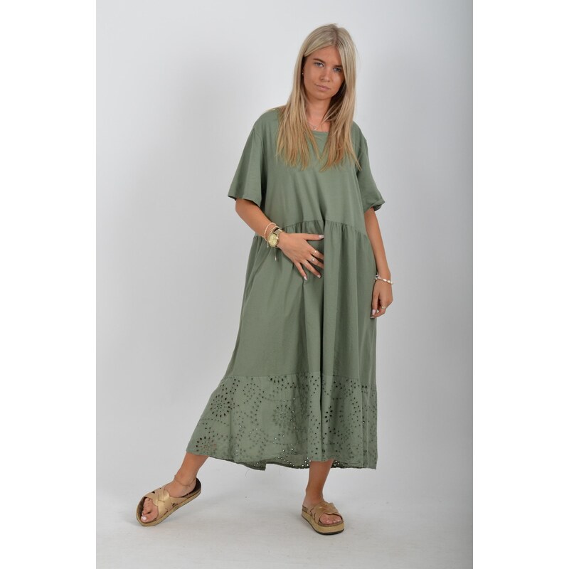 Enjoy Style Khaki šaty ES7082