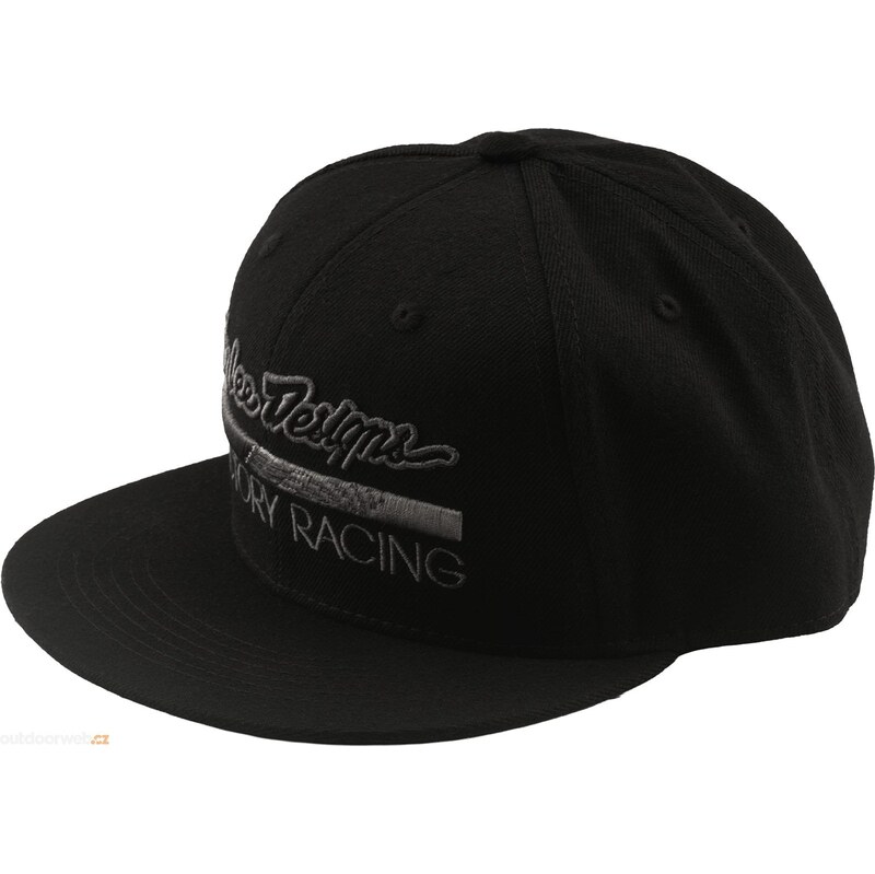 Troy Lee Designs Factory Racing kšiltovka Black/Gray vel. Uni.