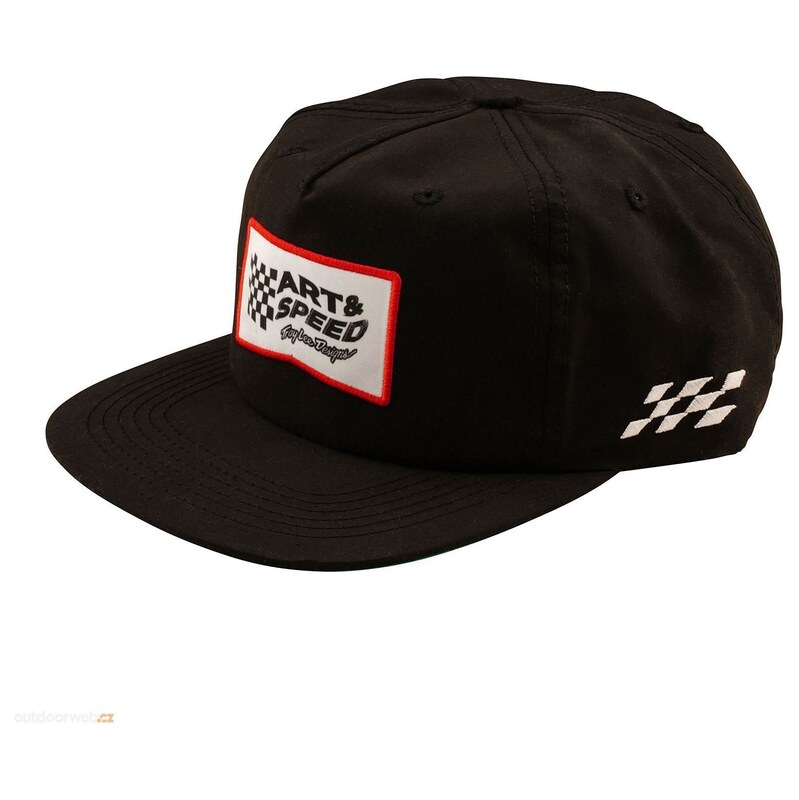 Troy Lee Designs Unstructured Winners Circle kšiltovka Black vel