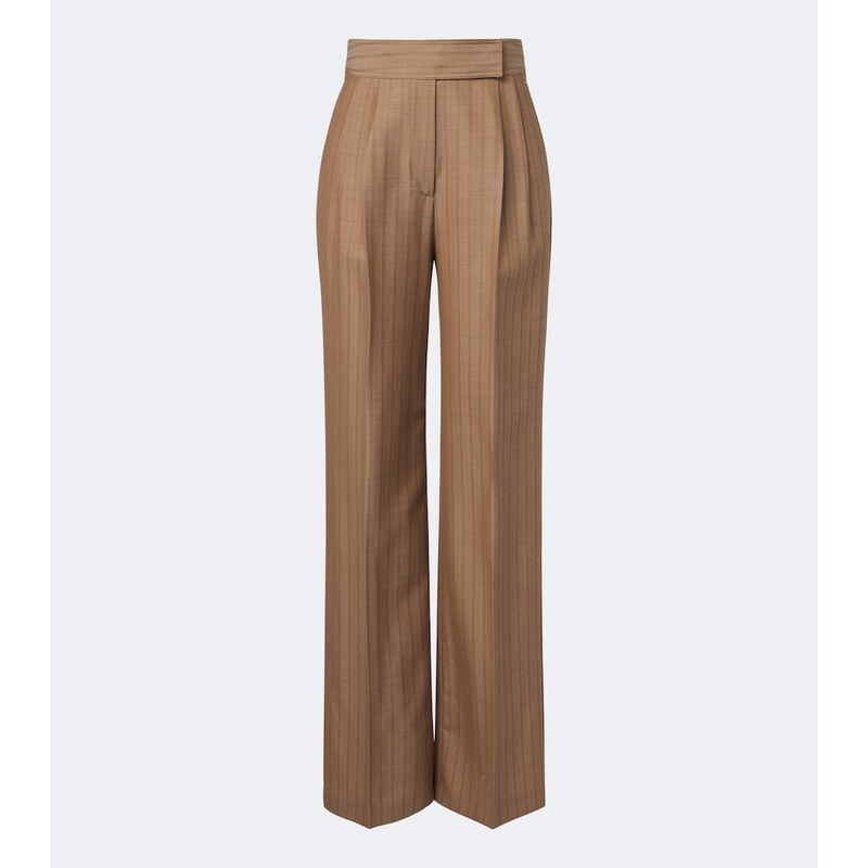 Etro Striped wool wide-leg pants