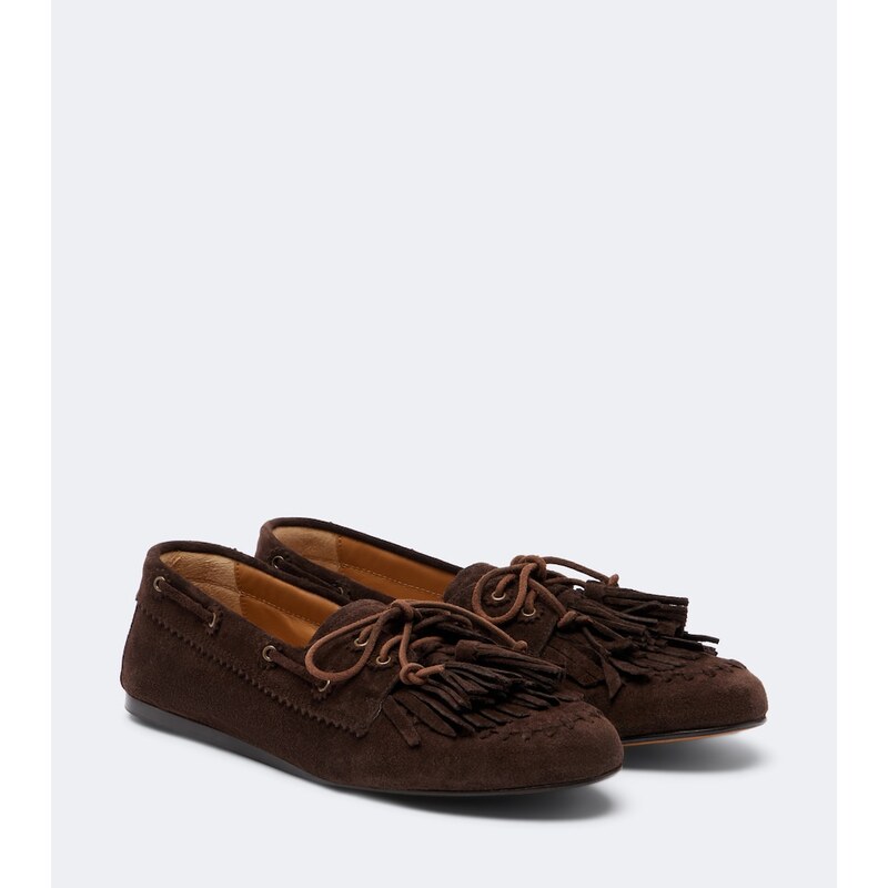 Isabel Marant Fersi suede boat shoes