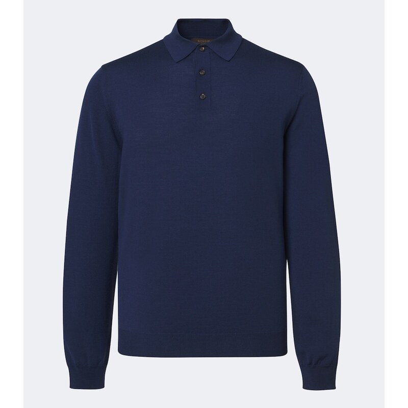 Slowear Wool-blend polo sweater