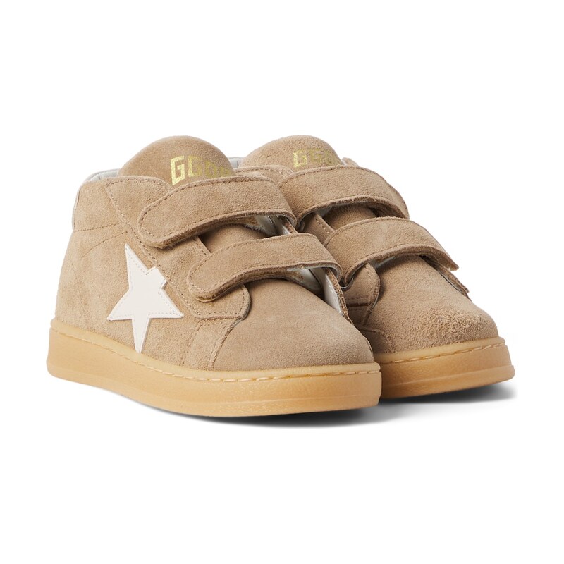 Golden Goose Kids Baby June suede sneakers