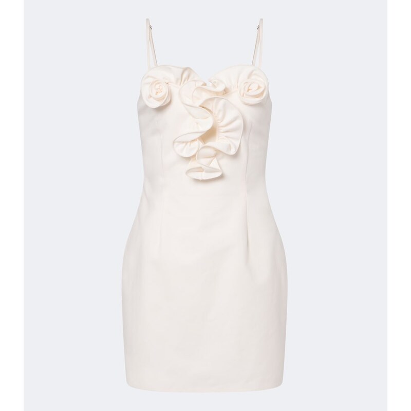 Magda Butrym Floral-appliquÃ cotton minidress