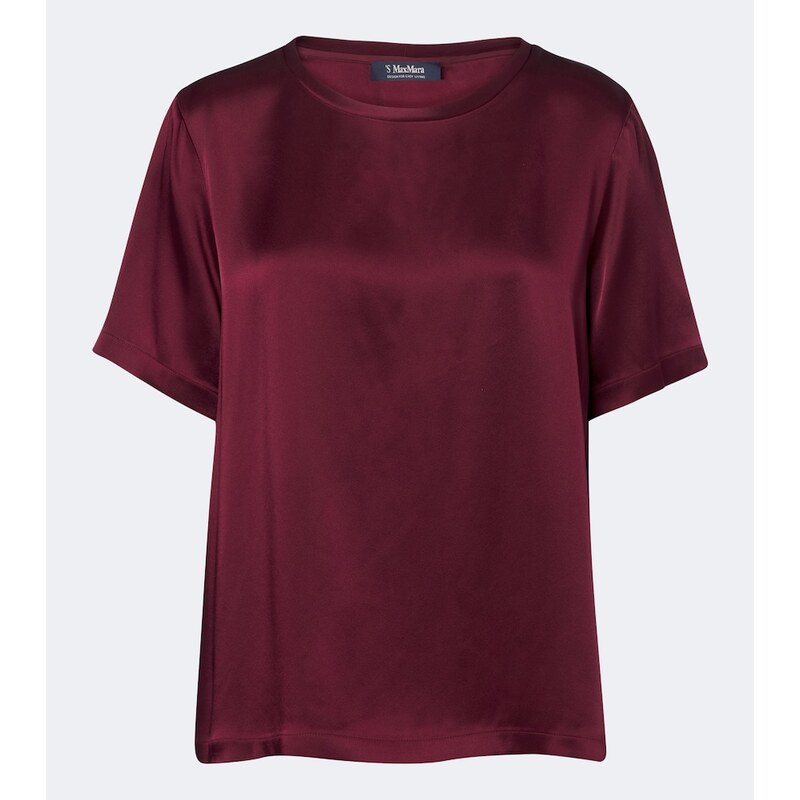 S Max Mara Satin T-shirt